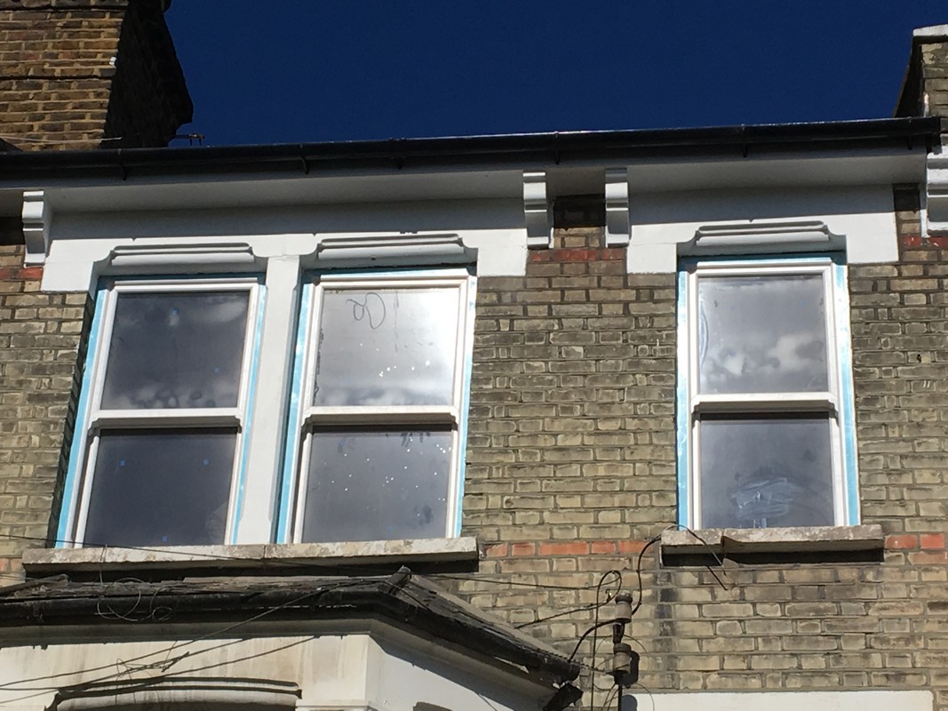 New uPVC sash windows fitted on Victorian terrace in Streatham Hill